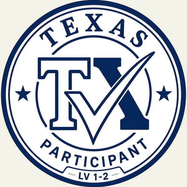 Texas Verified participant seal