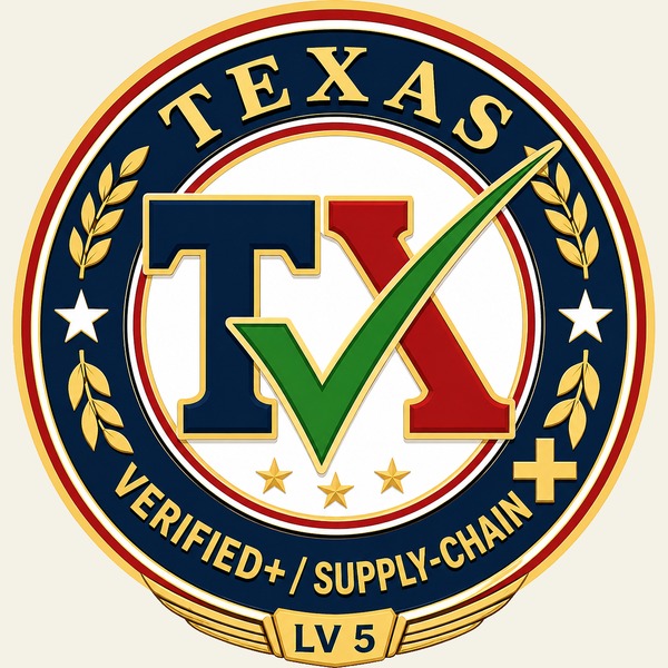 Texas Verified premium seal